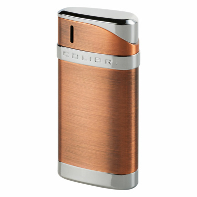 Зажигалка Colibri Essex Satin copper & polished silver