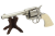 Макет. Револьвер Кольт CAL.45 PEACEMAKER 5½" ("Миротворец") (США, 1873 г.), никель, рукоять под кость