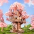 Деревянный конструктор Домик на дереве Сакура Robotime Sakura Tree House
