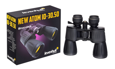 Бинокль Levenhuk New Atom 10–30x50