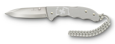 Нож перочинный Victorinox Evoke Alox 136 мм 5 функций серебристый (подарочная коробка)
