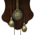 Часы "Паризьен" настенные с маятником и гирями