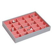 LC Designs 73558 Шкатука открытая Stackers размера "стандарт" с 25 ячейками серого цвета, серия - Stackers