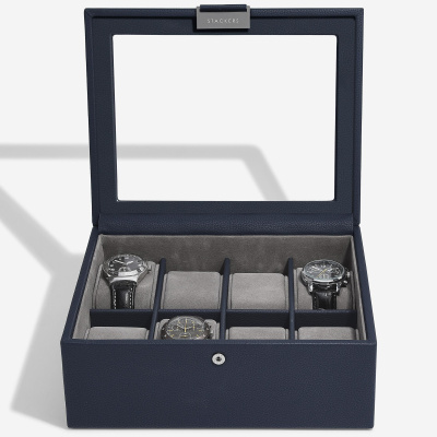 Шкатулка LC Designs для хранения 8-ми часов арт.76066, синяя