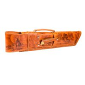 Шампурница подарочная «Ружье» (звери, роспись) с мангалом
