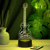 3D ночник Электрогитара Gibson Les Paul