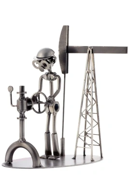 Фигурка HINZ&KUNST Нефтяник подставка для визиток, арт.2203