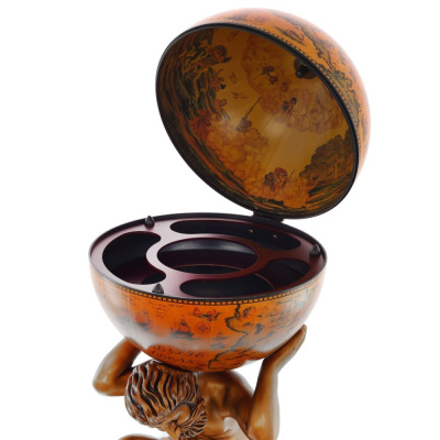 JG42016R-GR Глобус-бар напольный "Атлант", d=42 cм