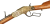Макет. Карабин Winchester Model 1873 ("Винчестер Модель 1873") (США, 1873 г.), латунь
