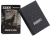 Зажигалка ZIPPO Classic с покрытием Black Ice®, латунь/сталь, чёрная, глянцевая, 38x13x57 мм