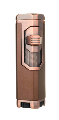 Зажигалка сигарная Honest, четверное пламя, бронза