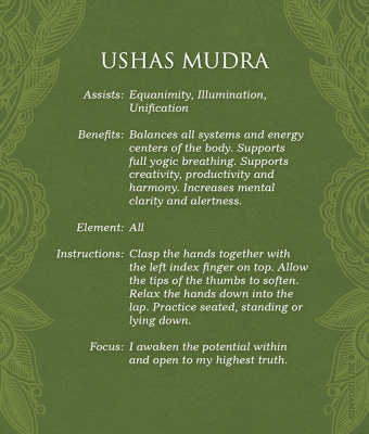 Карты Таро: "Mudras for Awakening the Five Elements"