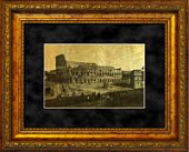 Картина на сусальном золоте «Рим, Колизей»