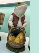 Фигурка садовая Лягушка с тыквой