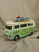 Ретро-автобус Фольксваген Т1,  'Flower Power', зеленый