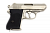 Макет. Пистолет Walther PPK Waffen-SS ("Вальтер PPK") (Германия, 1929 г.), никель