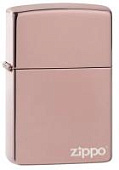 Зажигалка ZIPPO Classic с покрытием High Polish Rose Gold, латунь/сталь, розовое золото, 38x13x57 мм