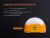 Фонарь Fenix оранжевый