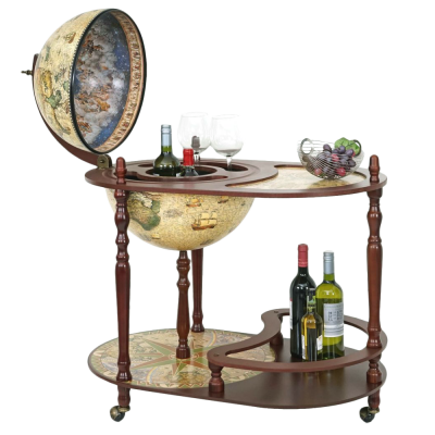 Глобус-бар напольный со столиком "Небесная сфера", d=42 см