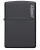 Зажигалка ZIPPO Classic с покрытием Black Matte, латунь/сталь, чёрная, матовая, 38x13x57 мм