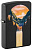 Зажигалка ZIPPO Mountain Waterfall с покрытием Black Light, латунь/сталь, черная,матовая 38x13x57 мм