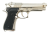 Макет. Пистолет Beretta 92 F.9 mm ("Беретта") (Италия, 1975 г.), никель