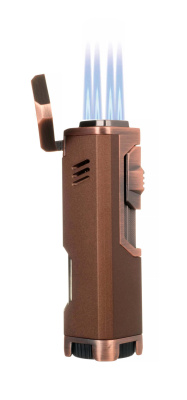 Зажигалка сигарная Honest, четверное пламя, бронза
