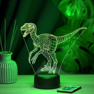 3D ночник Велоцираптор