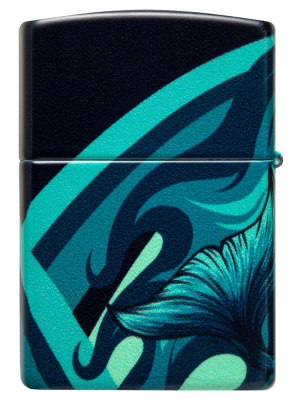 Зажигалка ZIPPO Mermaid Design с покрытием 540 Matte, латунь/сталь, черная, матовая, 38x13x57 мм Зажигалка ZIPPO Mermaid Design с покрытием 540 Matte, латунь/сталь, черная, матовая, 38x13x57 мм
