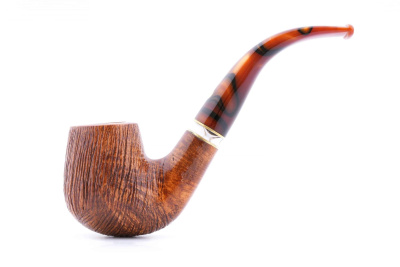 Трубка Mastro de Paja Pettinata Classica с цветным кольцом Трубка Mastro de Paja Pettinata Classica с цветным кольцом