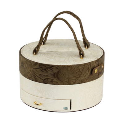 Шкатулка для украшений Jardin D'Ete, цвет бело-золотой, 20,8х20,8х20 см