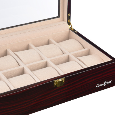 Шкатулка LuxeWood для хранения 10-ти часов арт.LW50-10-5, венге
