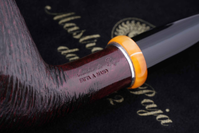 Трубка Mastro de Paja Pettinata Classica с цветным кольцом