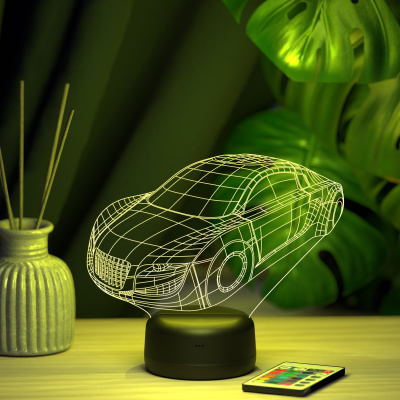 3D ночник Автомобиль