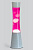 Лава-лампа CG 39см White Белая/Розовая (Воск)