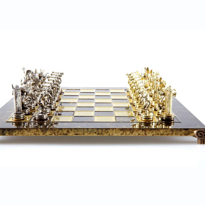 Шахматный набор "Олимпийские Игры" (36х36 см), доска коричневая