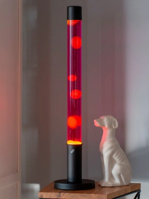 Напольная Лава лампа Amperia Falcon Оранжевая/Фиолетовая (76 см)