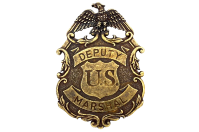 Значок маршала США с орлом, латунь
