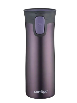 Термокружка Contigo Pinnacle Couture фиолетовая матовая 0,42л с коробкой