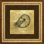 Картина на сусальном золоте «Наутилус»