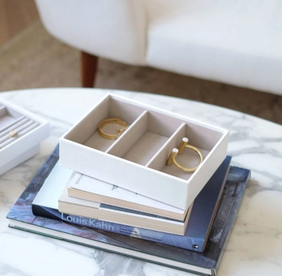 Открытый лоток LC Designs для хранения аксессуаров, арт.70960, белый