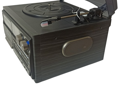 Виниловый проигрыватель LoopTone ДИСКО, Bt / CD / кассета / FM / АМ / USB, TR-18CD-BB