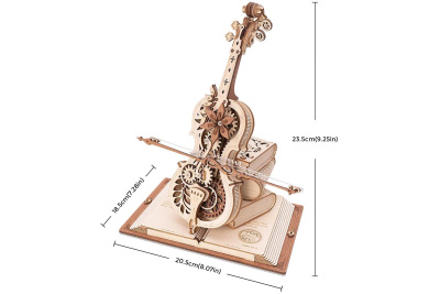 Механический музыкальный конструктор Robotime - Волшебная виолончель (Magic Cello)