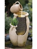 Фонтан декоративный Каскад Кувшин Модерн с подсветкой