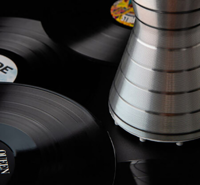 Лава лампа Mathmos Astro Platinum Vinyl Жёлтая/Розовая