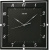 Квадратные настенные часы Seiko, QXA549K