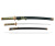 Набор самурайских мечей, 2 шт. Черные ножны