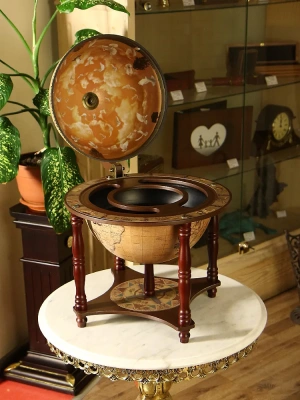 Глобус-бар настольный/напольный "New World", d=33 см (современная карта мира на английском языке)