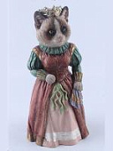 Фигурка интерьерная Кошка с диадемой