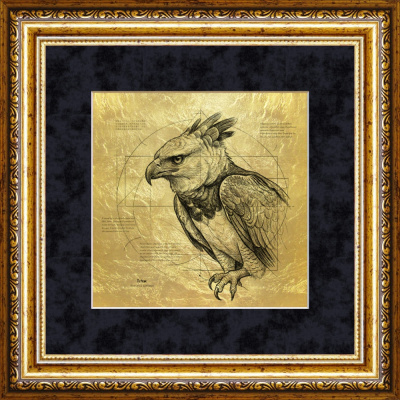 Картина на сусальном золоте «Гарпия» Картина на сусальном золоте «Гарпия»